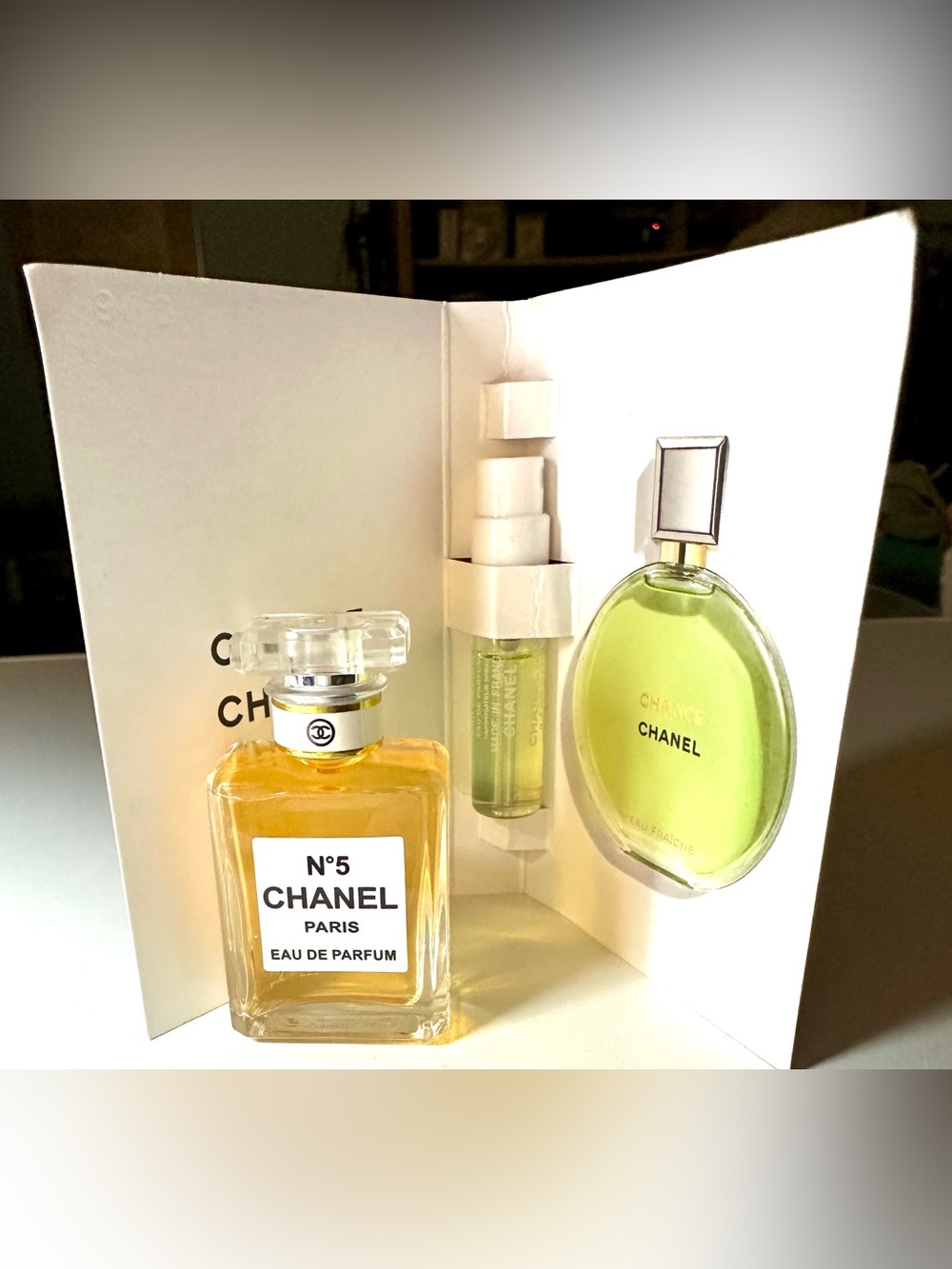 CHANEL No.5 Dabber & CHANEL Chance Sampler Fragrance Set NWOT
